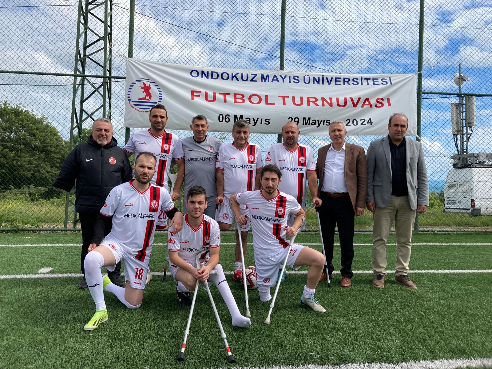 Medikal Park Samsun Engelli Gücü Spor Kulübü ve Arapça Dil Merkezinden (ADİM) OMÜ’de Dostluk Maçı