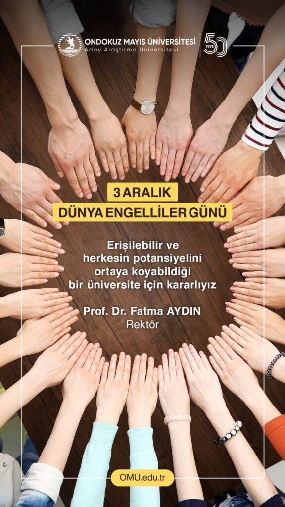 3 Aralık Dünya Engeliller Günü