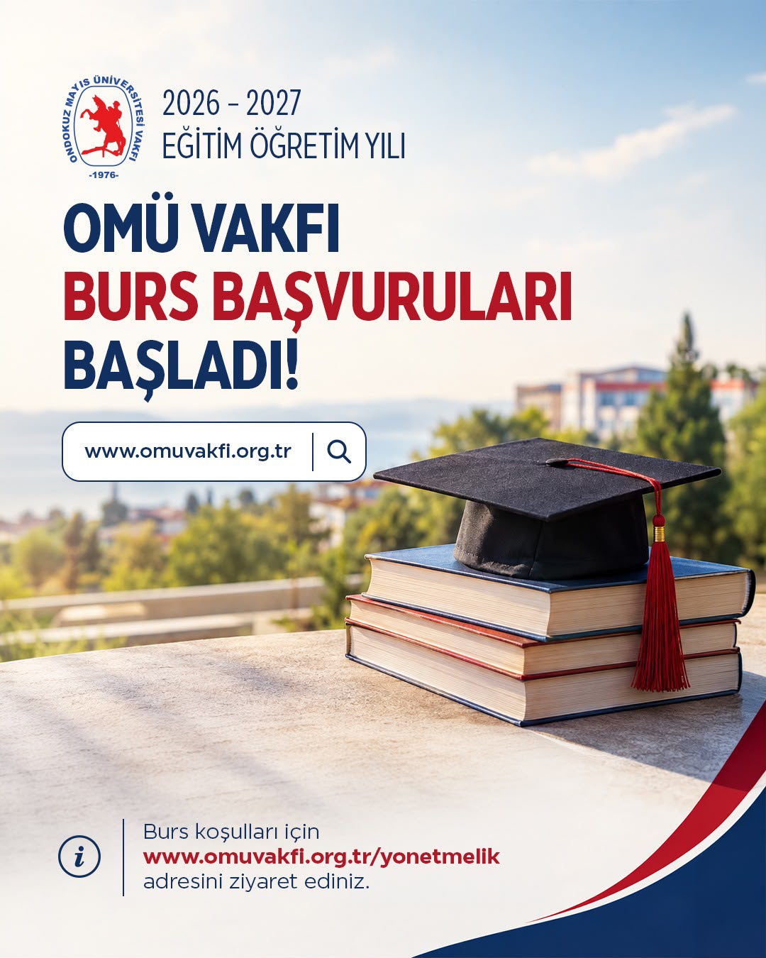 OMÜ Vakfı Burs Başvurusu Duyurusu